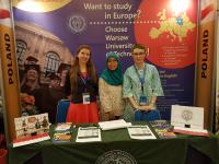 Warsaw University of Technoloy at Education Fair in Indonesia